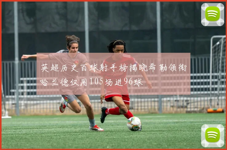 英超历史百球射手榜揭晓希勒领衔哈兰德仅用105场进96球