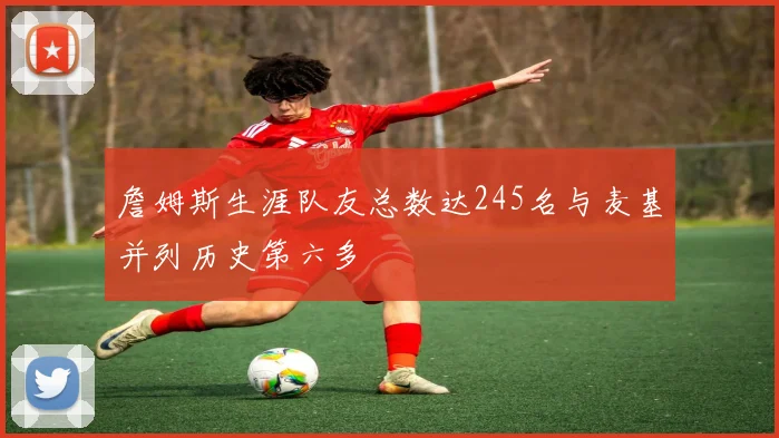 詹姆斯生涯队友总数达245名与麦基并列历史第六多
